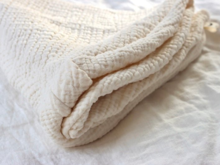 Organic Quilted Muslin Cover ☾ - The Sustainable Baby Co.