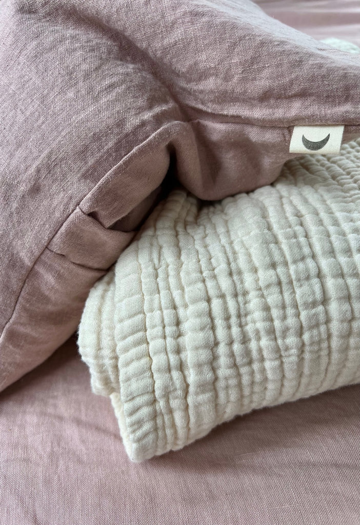 Sustainable Zen Pillow - Lilac - The Sustainable Baby Co.
